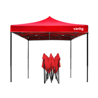 Toldo Plegable 3x3 Mts Rojo