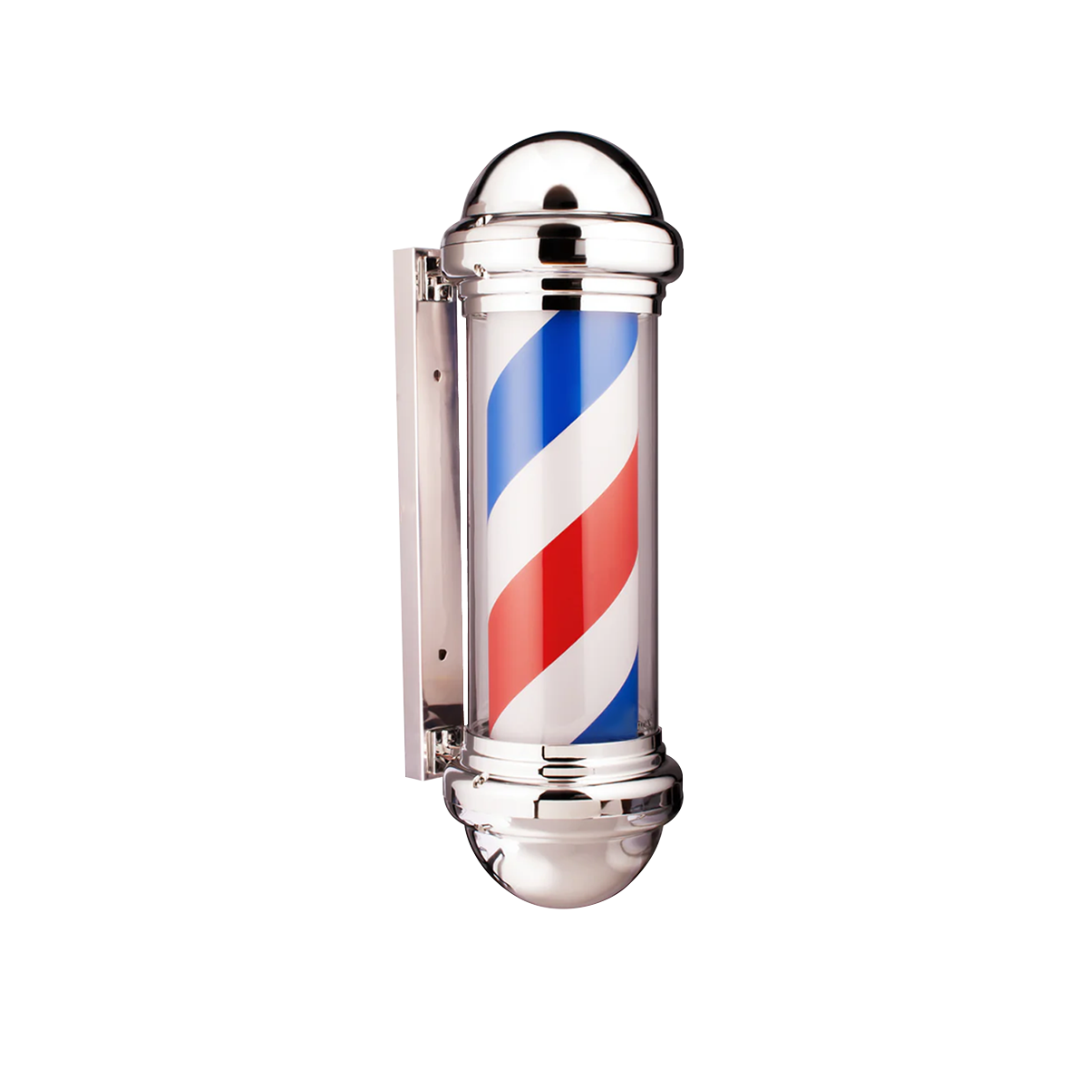 Poste Caramelo para Barbería Carlo Plata