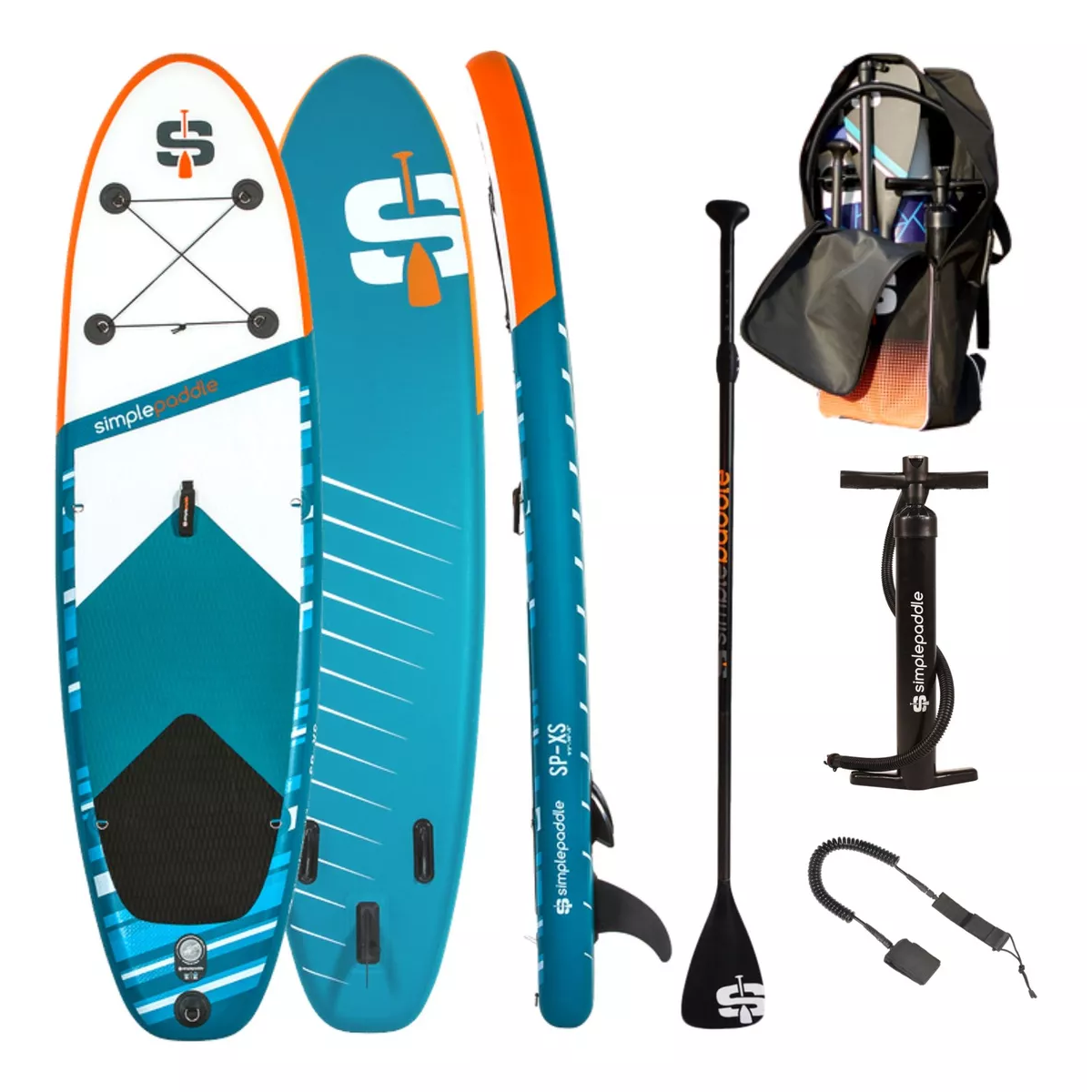 Tabla De Surf Paddle Con Remo, Funda Transportadora Y Bomba