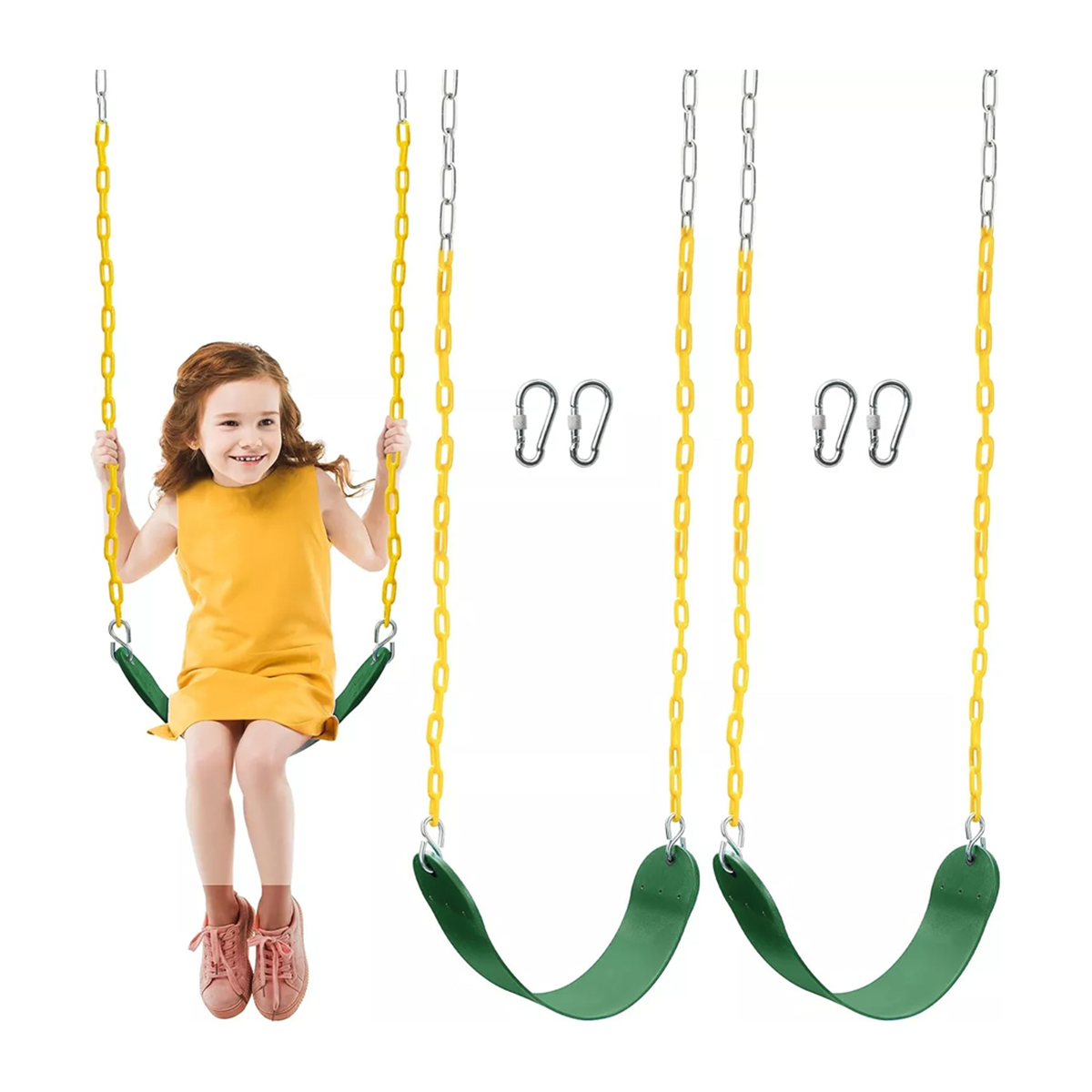 Par de Columpios Infantiles Exterior