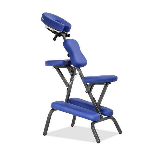 Silla Masaje Plegable Shiatsu Azul