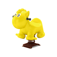 Juego montable Pony infantil Amarillo