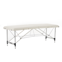 Cama de masaje plegable Agra blanco