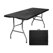 Mesa Plegable Fiesta 1.80 M Negro