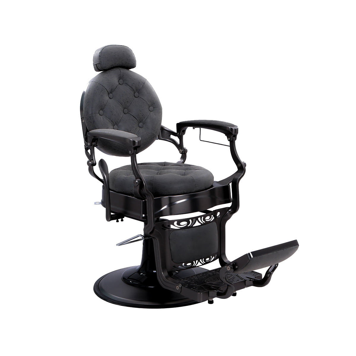 Sillón Barbería Bérgamo Negro