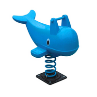 Juego montable Ballena infantil azul