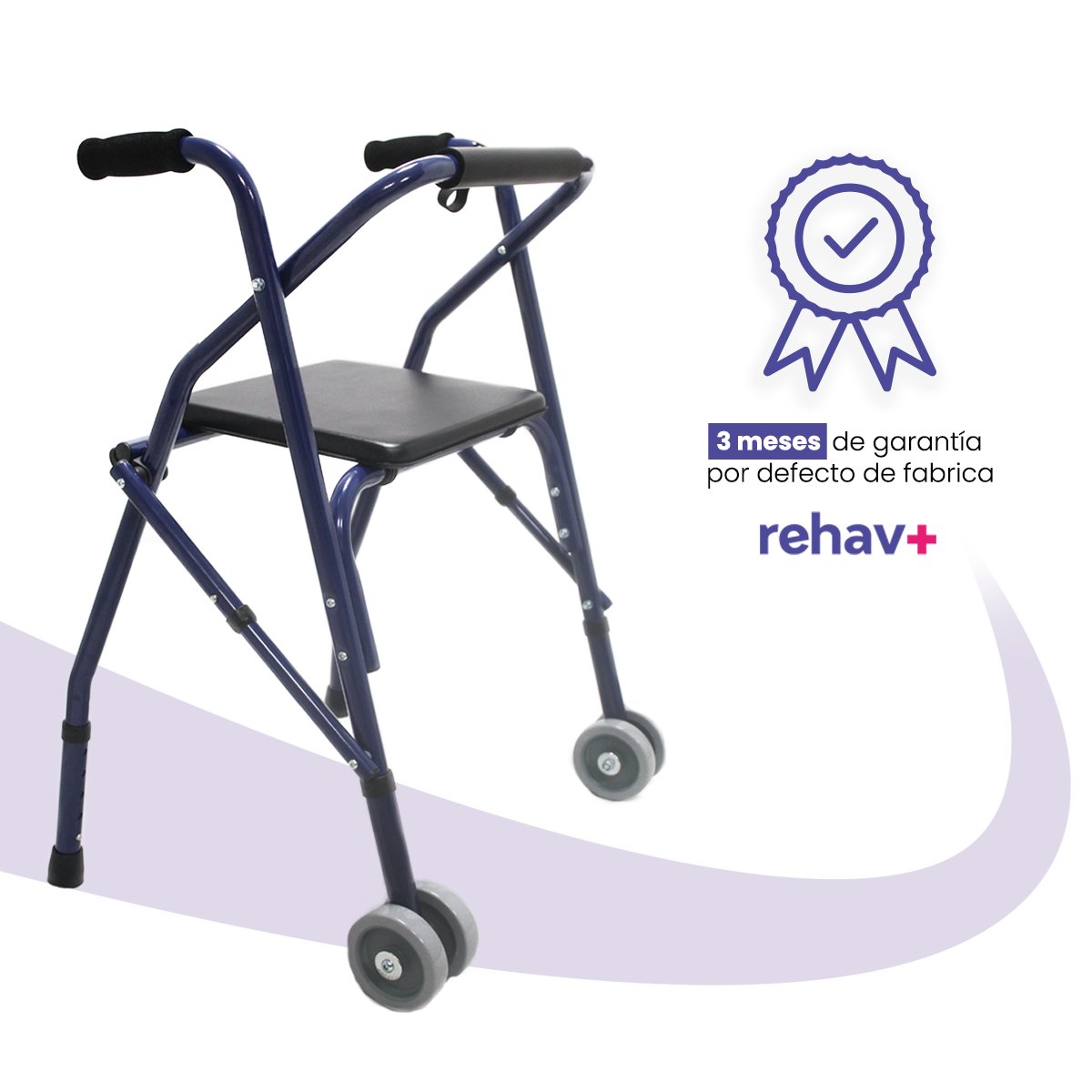 Andadera sencilla con asiento Sheba