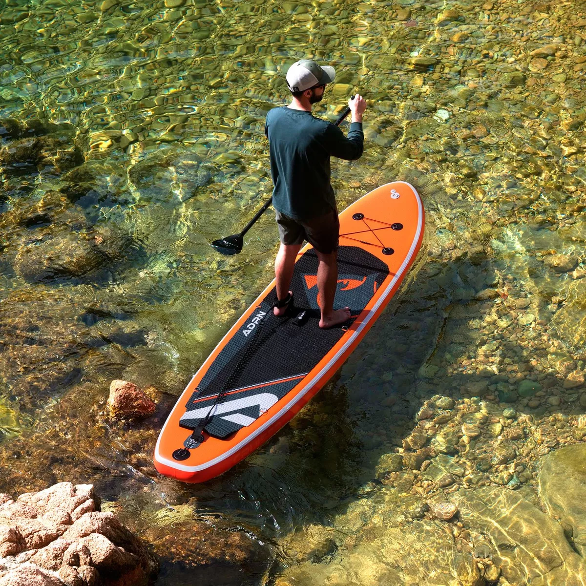 Tabla De Paddle Con Aleta Central Soporte Camara Accesorios