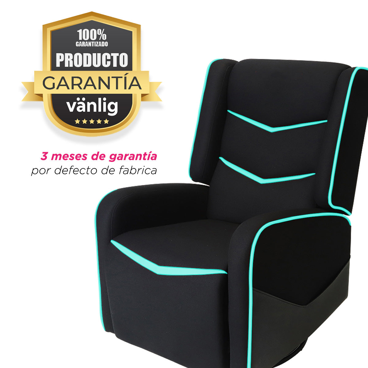 Sofá gamer Cronos azul