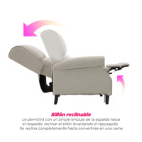 Sillon reposet Marsella beige