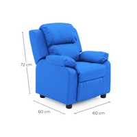 Sillon Reclinable Reposet Infantil Azul