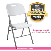 Silla Plegable Fiesta Exterior Blanco