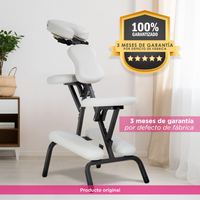 Silla Masaje Plegable Shiatsu Blanco