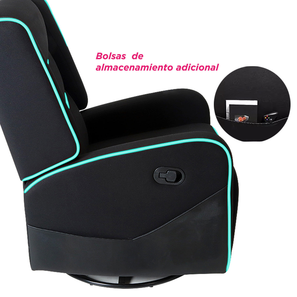 Sofá gamer Cronos azul