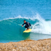 Tabla De Surf Amarilla De Espuma Incluye Aletas