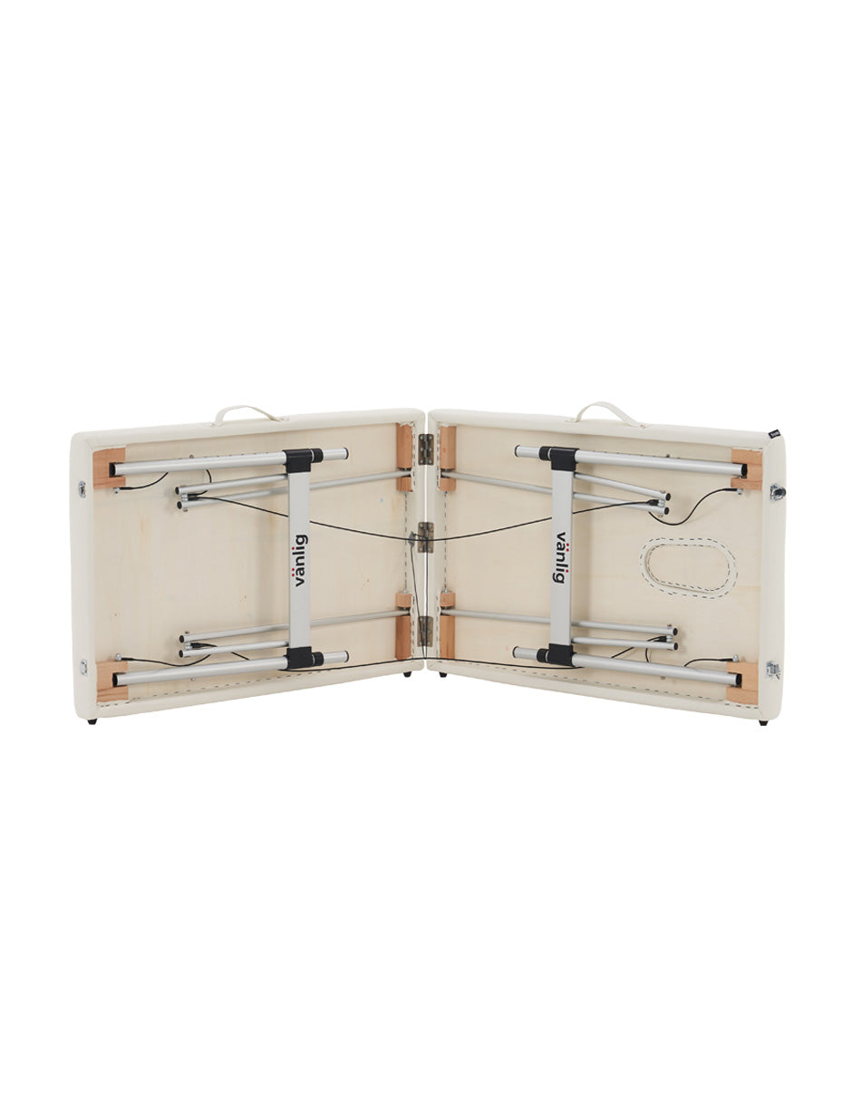 Cama de masaje plegable Agra blanco