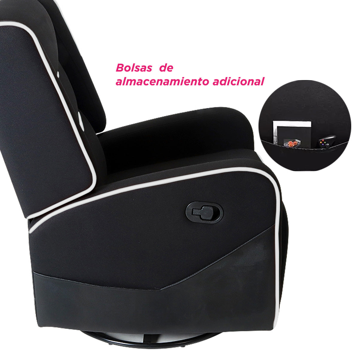 Sofá gamer Cronos blanco