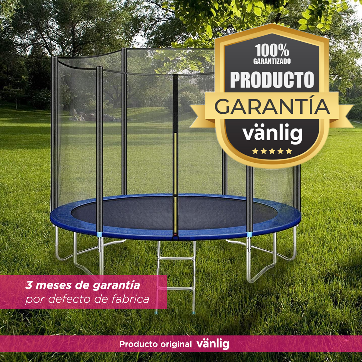 Trampolín Armable 12 Pies