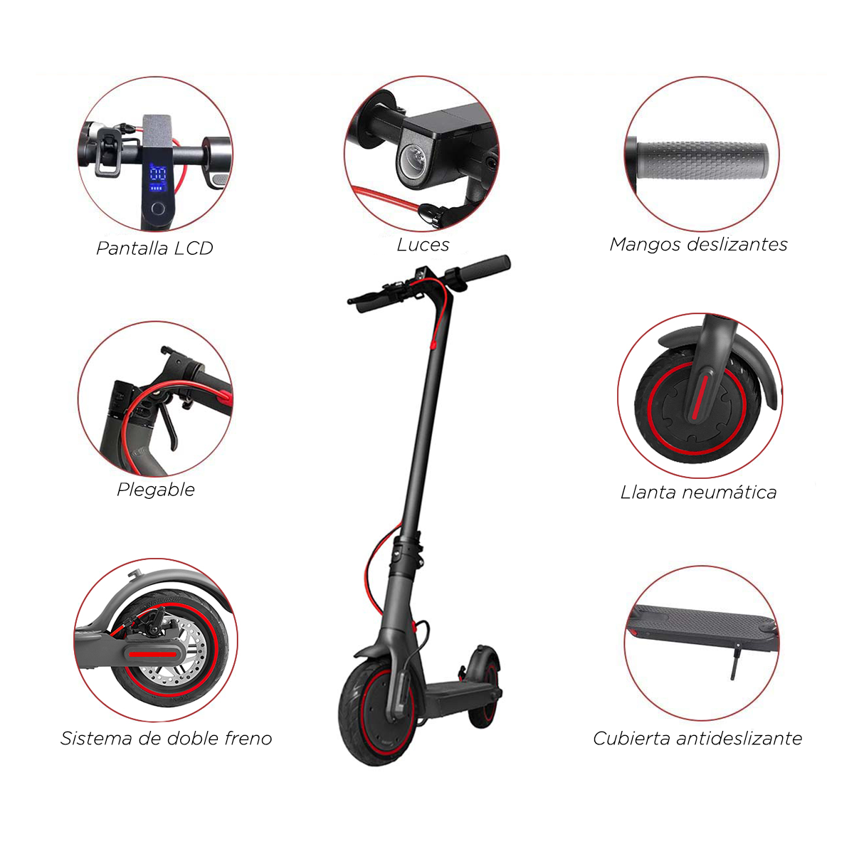 Scooter Eléctrico Plegable Vanlig
