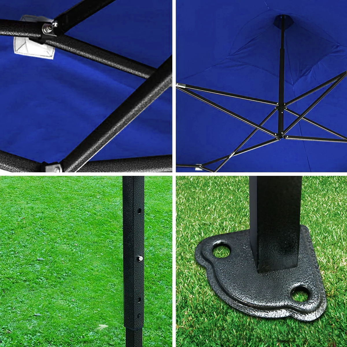 Toldo plegable 2x2 mts AZUL
