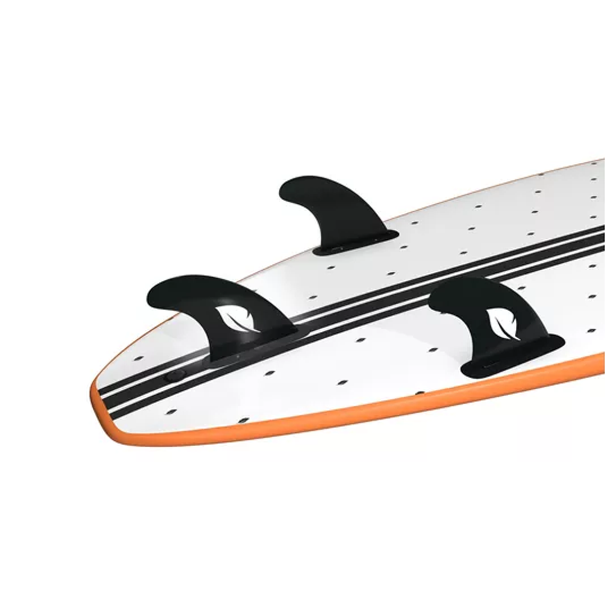 Tabla De Surf Naranja Con Aletas Incluidas De Espuma