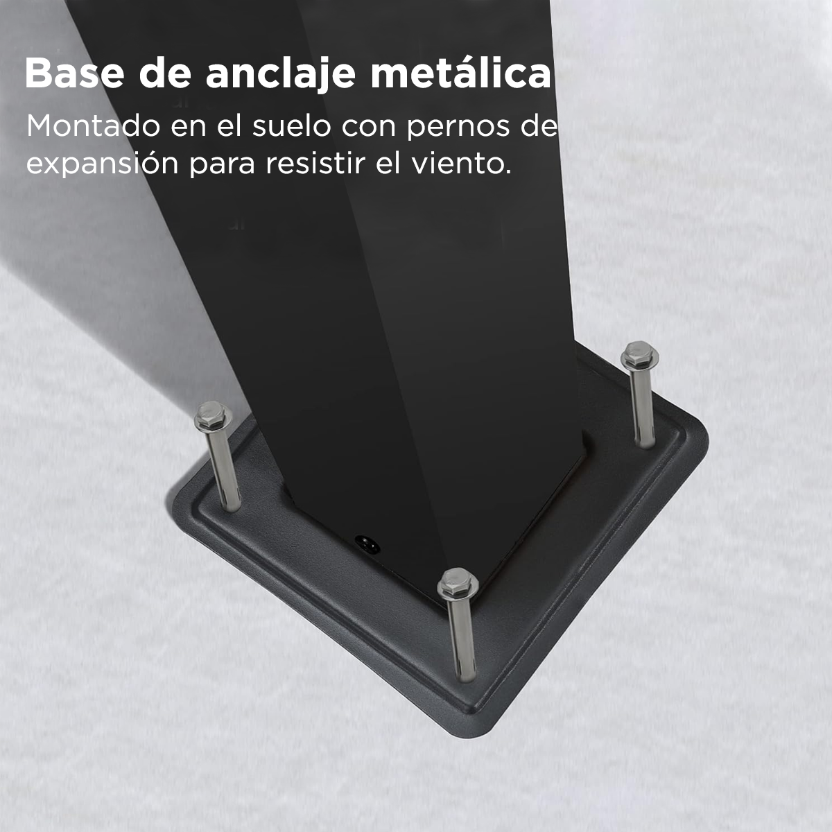 Toldo tipo pérgola 3x4 mt gris