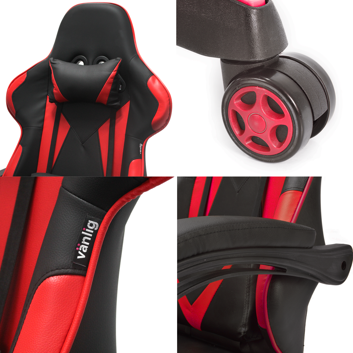 Silla Gamer Mercury Rojo