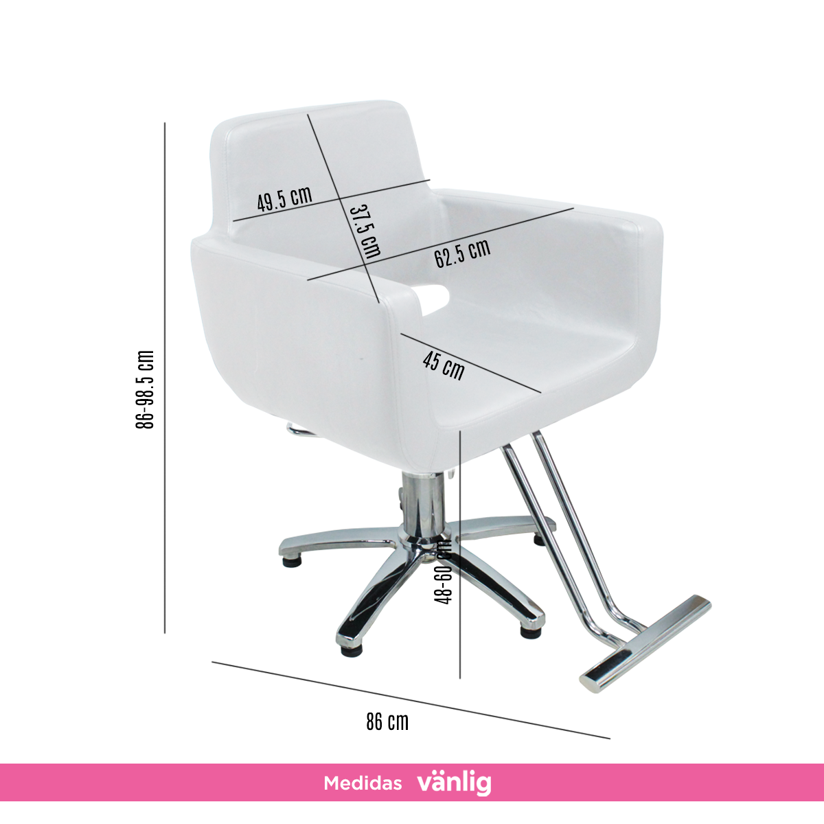 Silla para estética Blanco