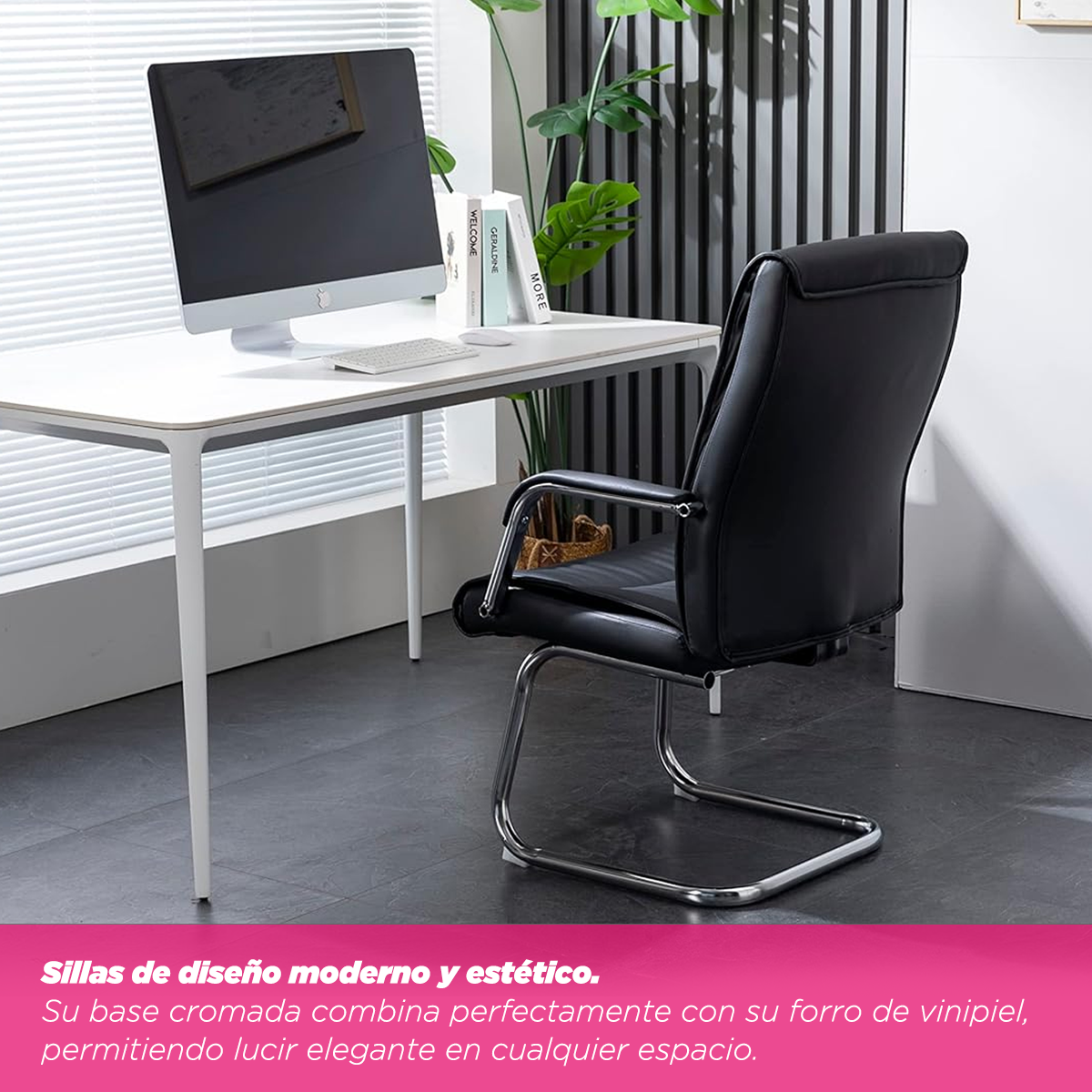 Silla oficina de trineo Jacob