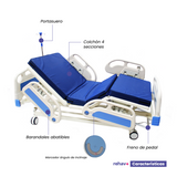 Cama hospitalaria eléctrica Lusso