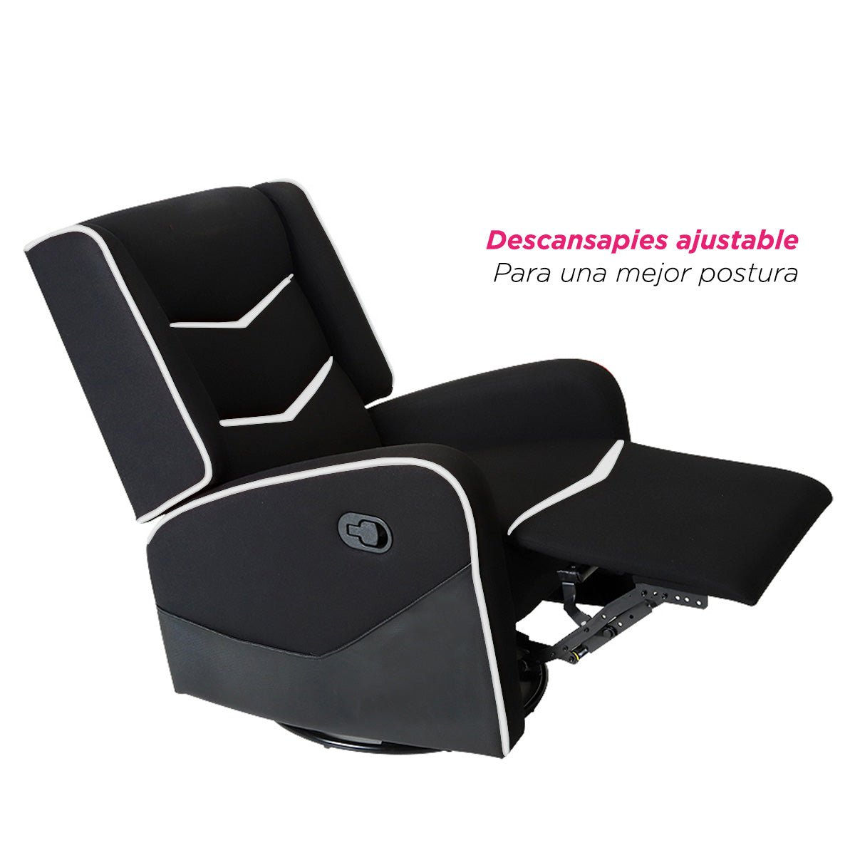 Sofá gamer Cronos blanco