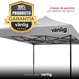 Toldo Plegable 3x3 Mts Blanco