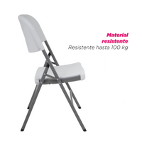 Silla Plegable Fiesta Exterior Blanco