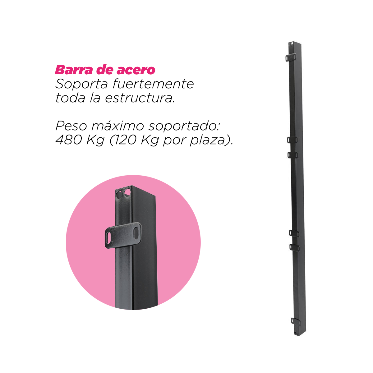 Banca de espera acojinado 4 plazas