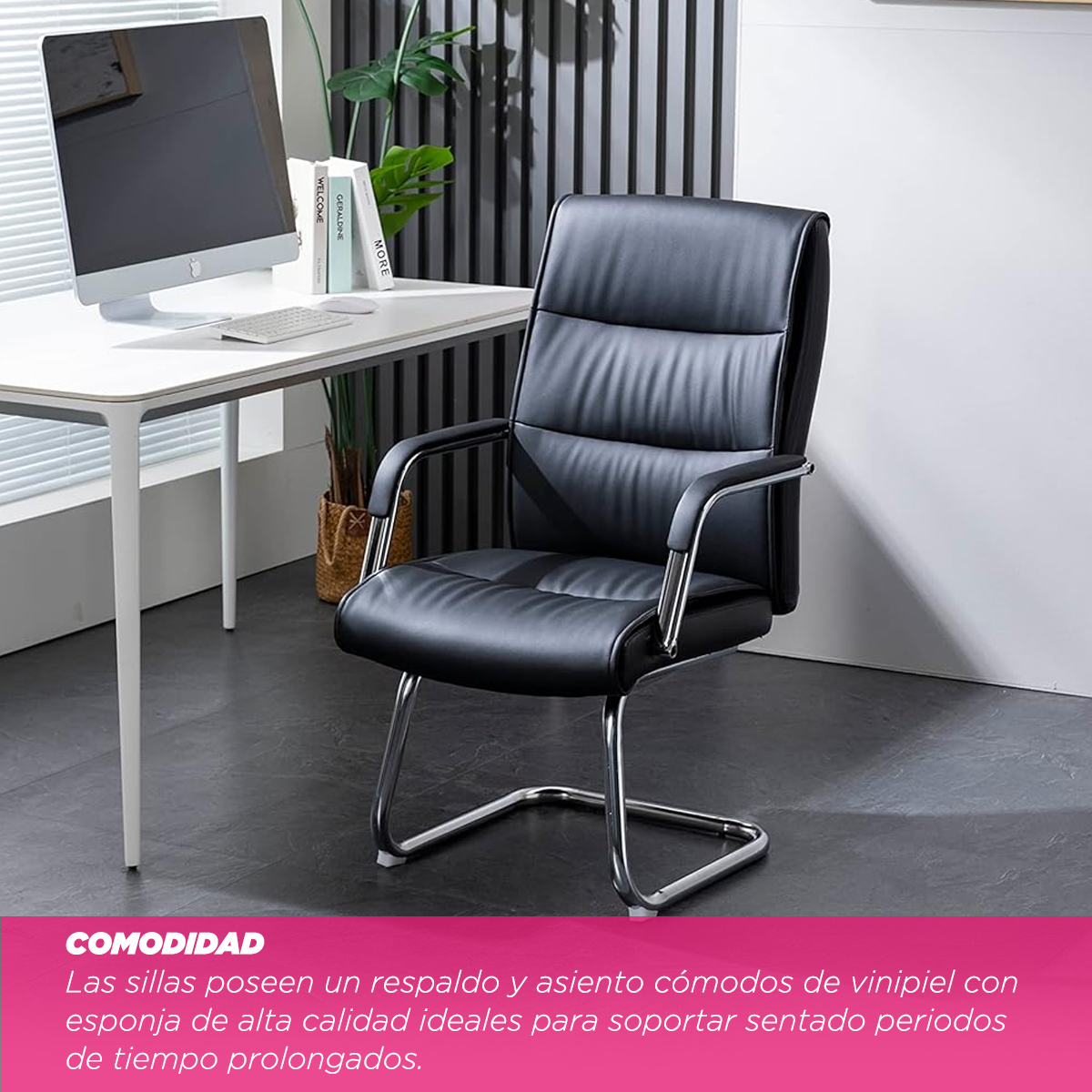 Silla oficina de trineo Jacob