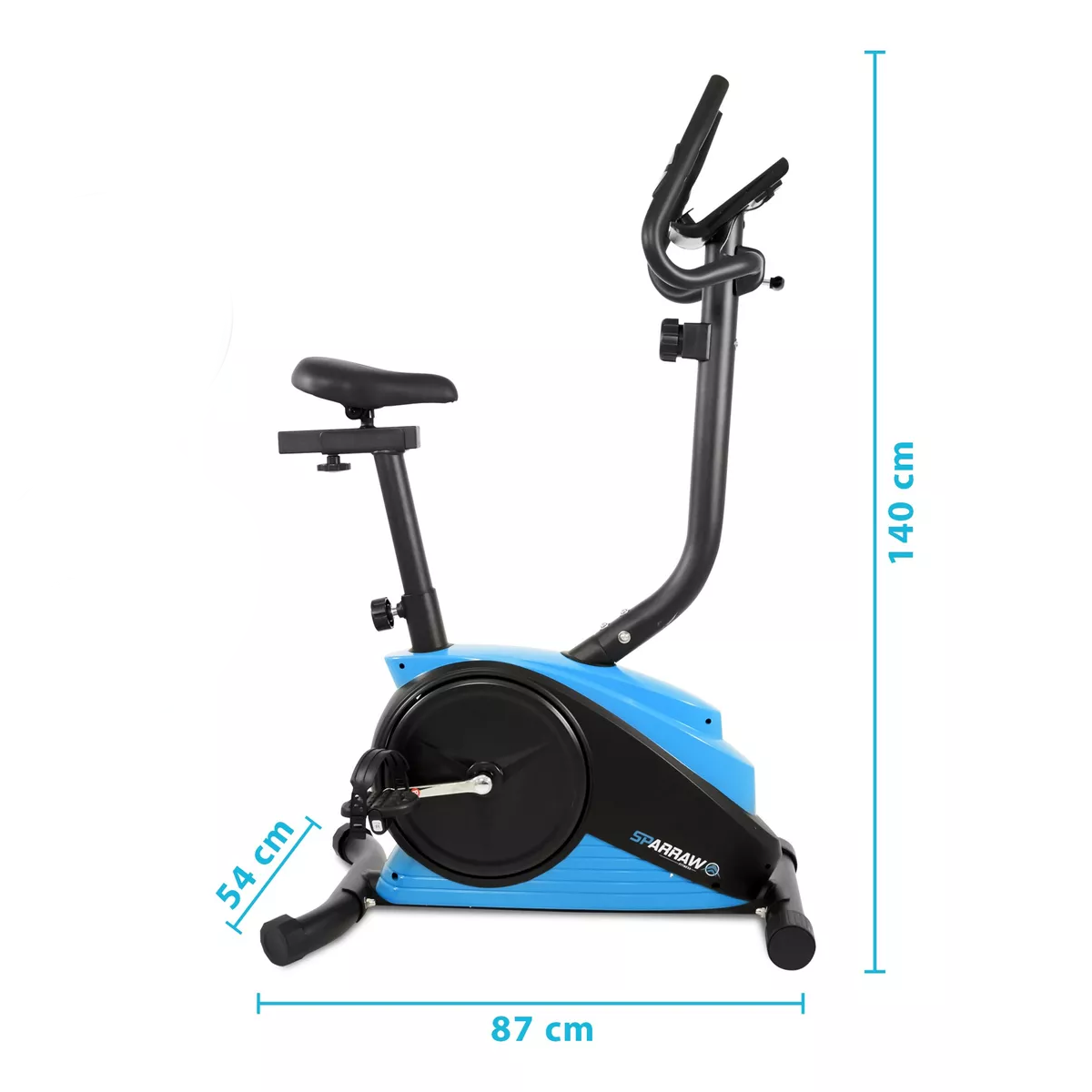 Bicicleta Estática con Volante de Inercia Ajustable