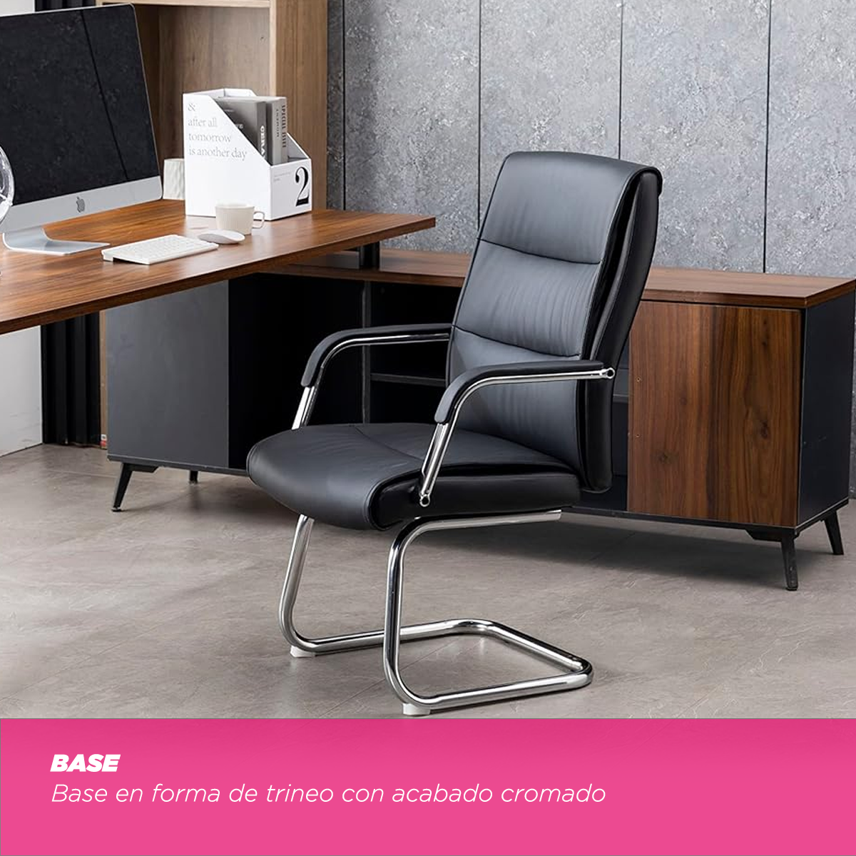 Silla oficina de trineo Jacob