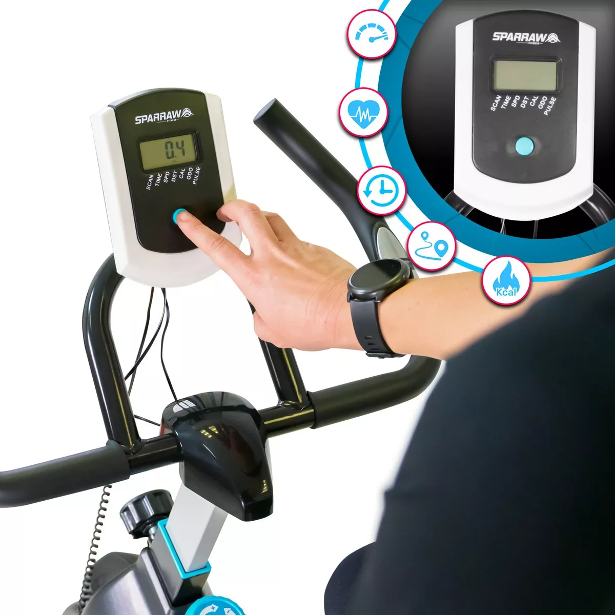 Bicicleta Estatica con Volante de Inercia 6 kg