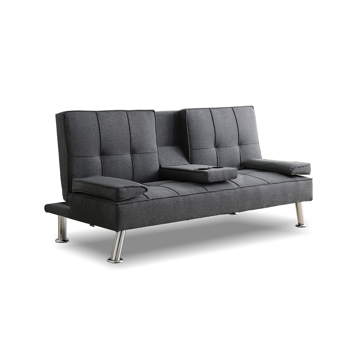 Sofá cama reclinable minimalista Jena gris