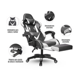 Silla Gamer Mercury Blanco