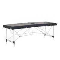 Cama de masaje plegable Agra negro