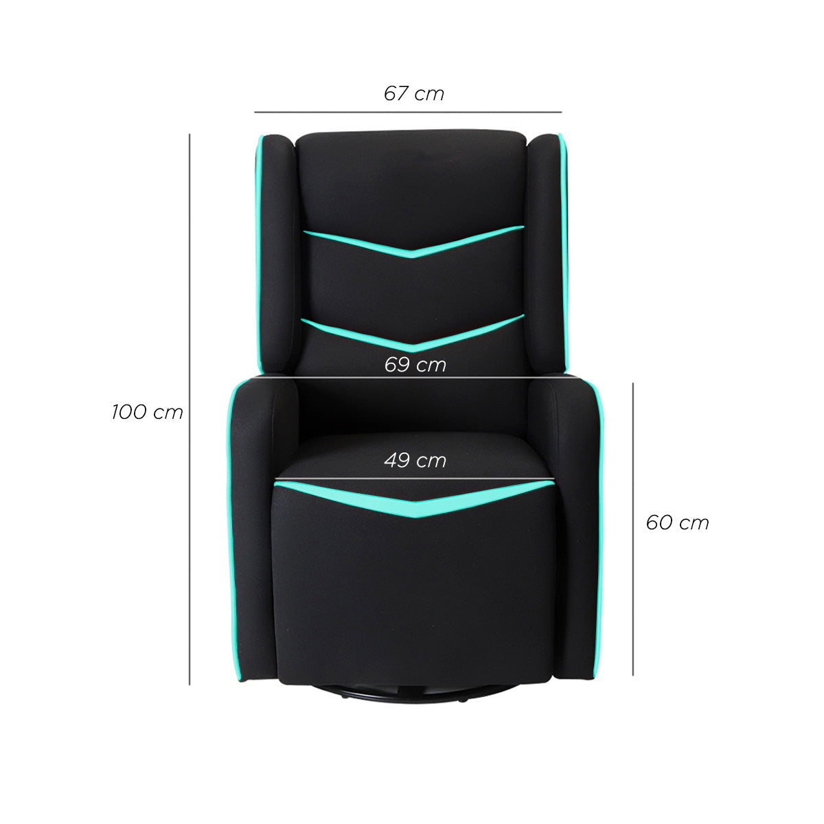 Sofá gamer Cronos azul