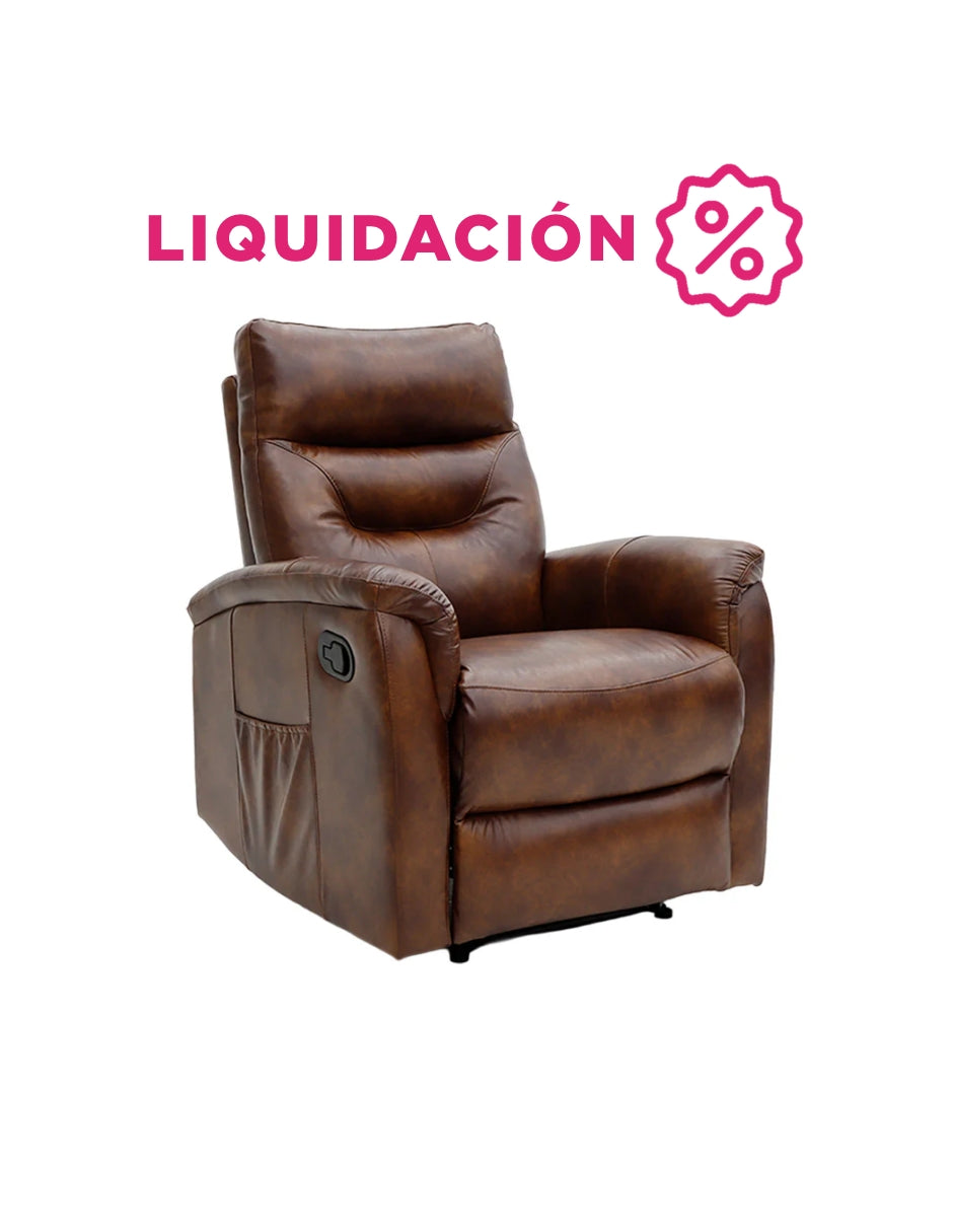 Sillón Reposet Reclinable  Manual Lubeck Café