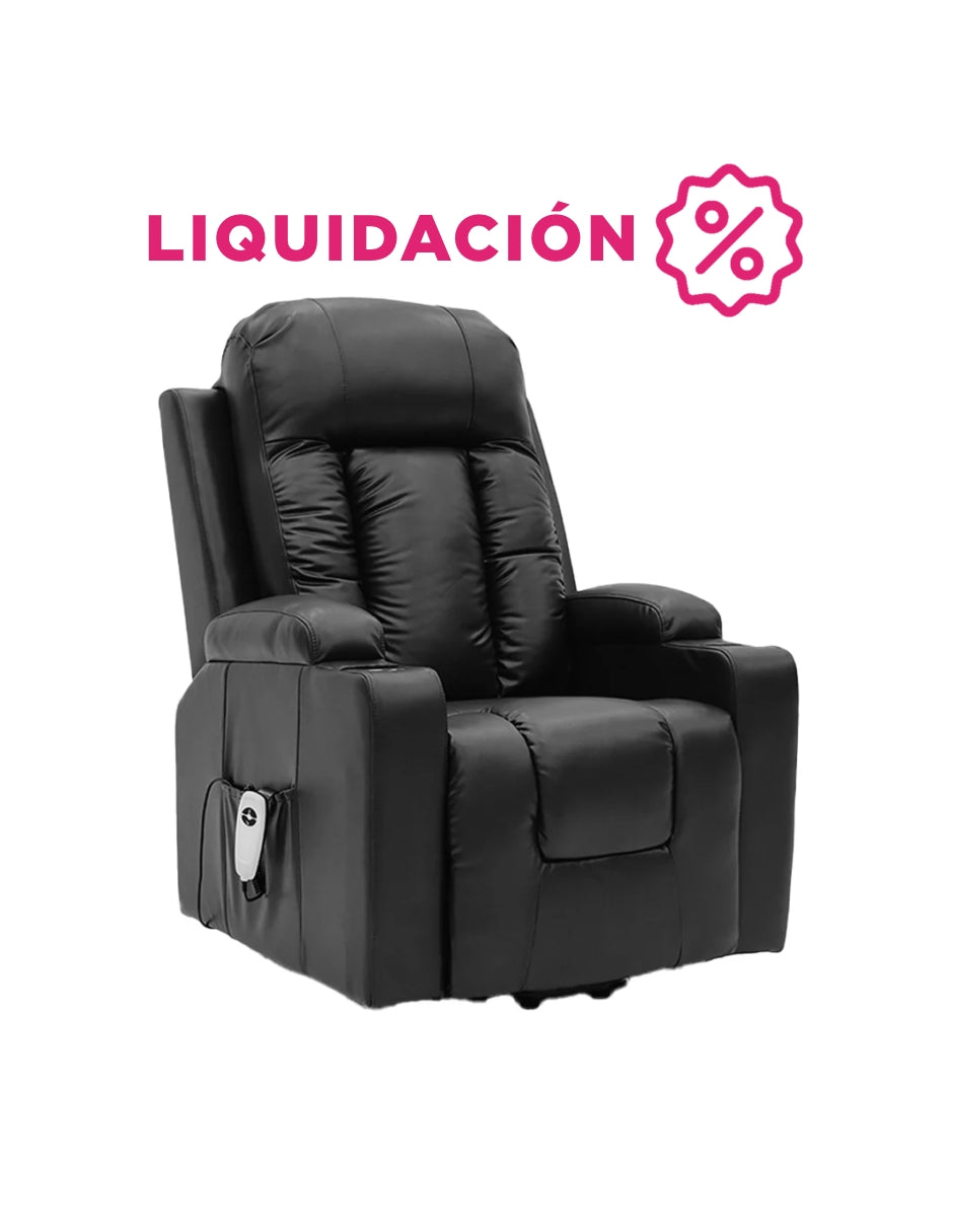 Sillón Reposet Napoli Negro Electrico