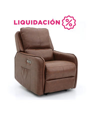Sillón Reposet Eléctrico Quebec Café