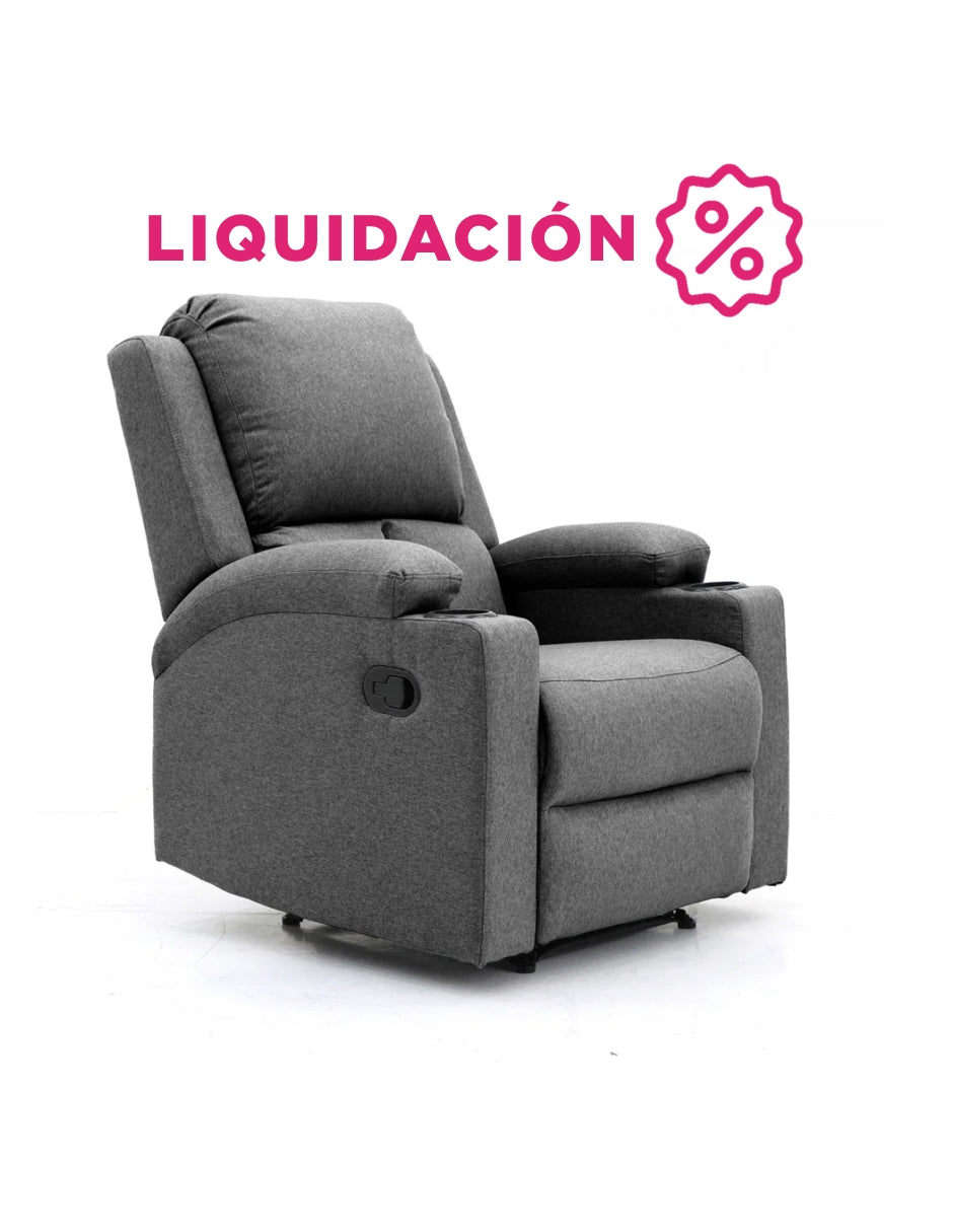 Sillón Reposet Manual Toscano Gris Oscuro