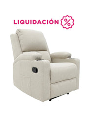 Sillón Reposet Manual Toscano Beige