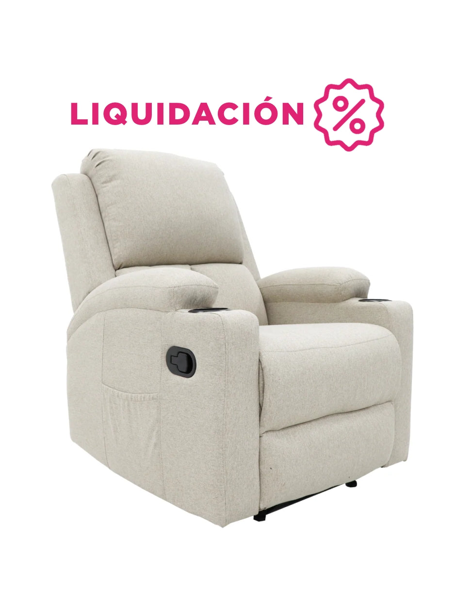 Sillón Reposet Manual Toscano Beige