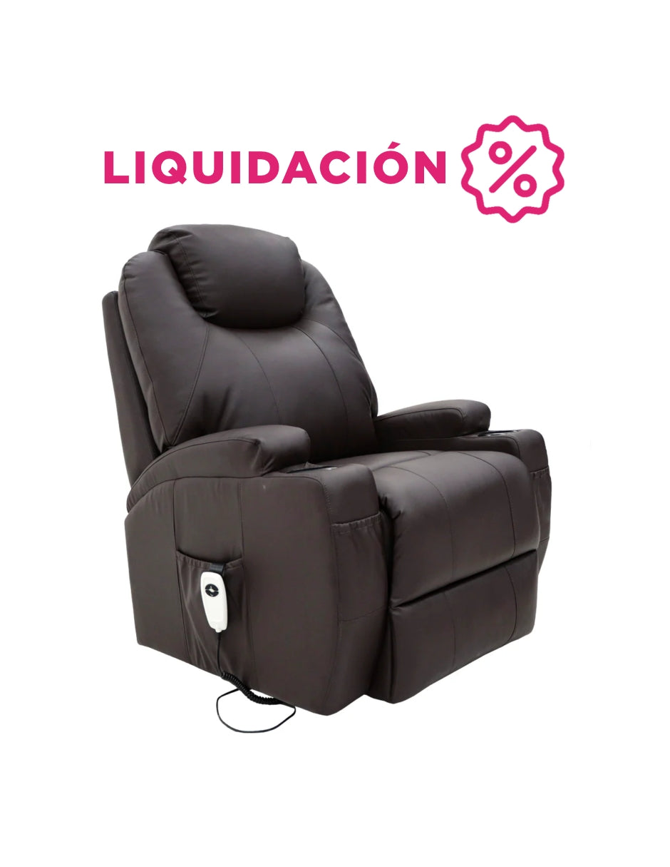 Sillón Reposet Eléctrico con Masaje Murcia Chocolate
