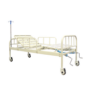 Cama hospitalaria manual Basic con colchón